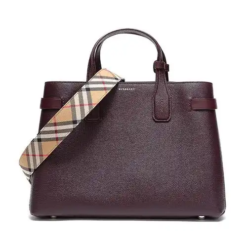 burberry博柏利女款皮质手提单肩包40775191视频