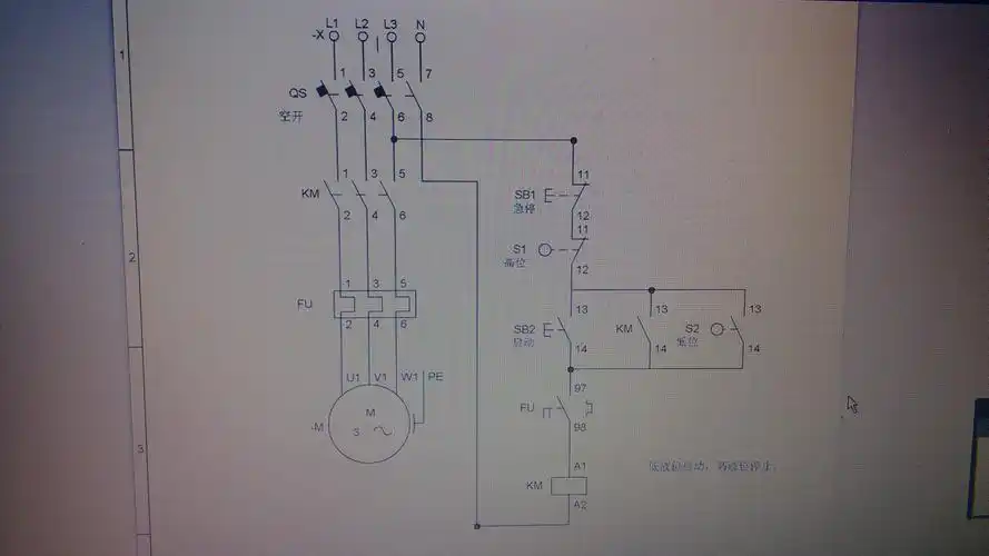 三箱电动抽水泵接线图