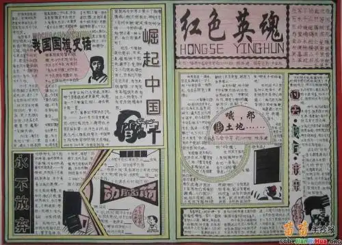 百团大战历史手抄报历史手抄报