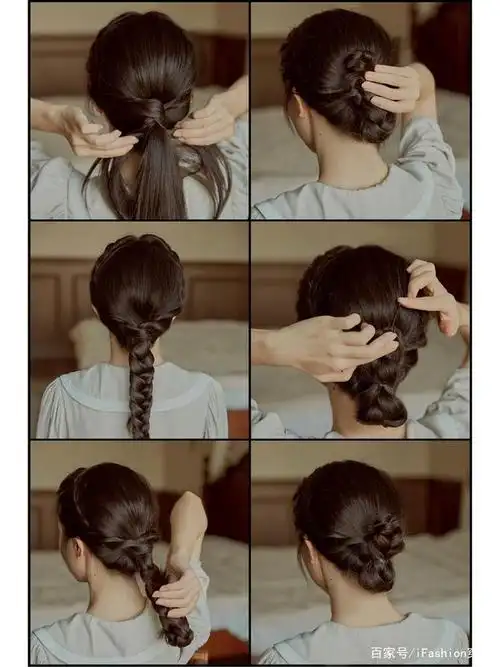 法式复古低盘发,头发氛围感营造小心机,凉爽又不失温柔优雅