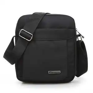 中老年妈妈牛津布单肩斜挎包男中年爸爸包休闲旅行斜跨背包老人包