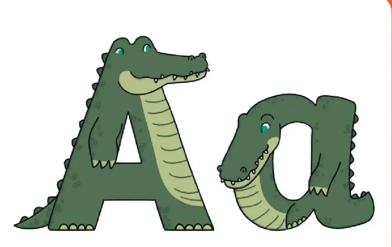 英语字母卡片|alphabet 超有创意的一套字母卡片 每个字母都由相关的