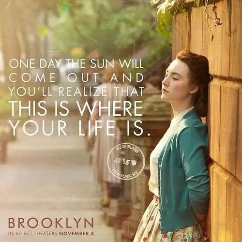 《布鲁克林》电影海报