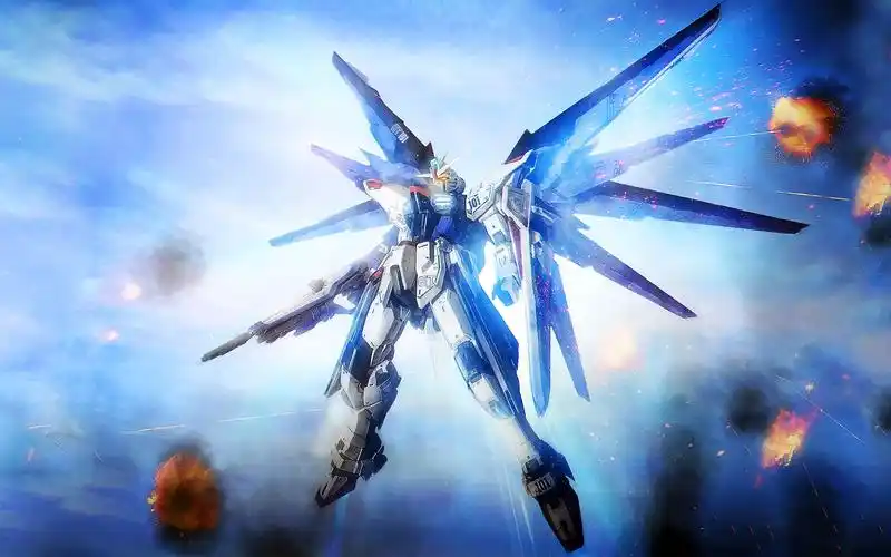 【wallpaper engine】第十三期 自制高达动态壁纸 苍天之剑 天降自由